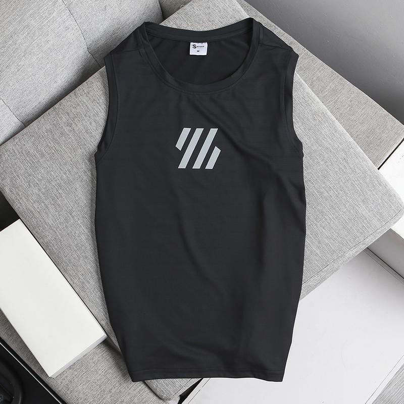 Áo Tanktop ba lỗ Nam, chất liệu vải thông hơi mát lạnh xoá tan cái nóng mùa hè, hình in nhiệt trẻ trung , mã: S032 Menswear Màu Trắng