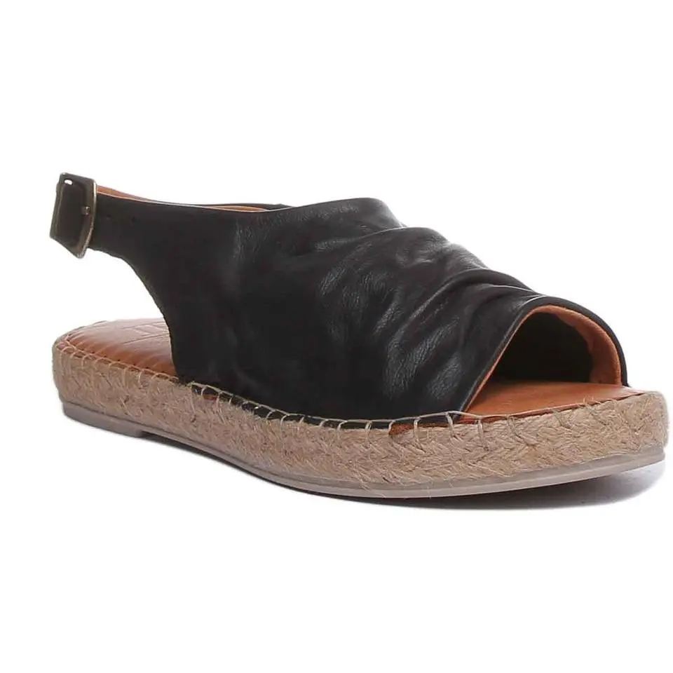 Annabelle Back Strap Sandal In Black