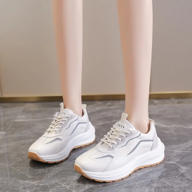 SEPATU SNEAKERS WANITA W015 SEPATUDOTCOM Sneaker Fashion Casual Shoes Cocok Segala Macam Acara Dan Olahraga Tersedia Dua Warna Biru Dan Cream 2