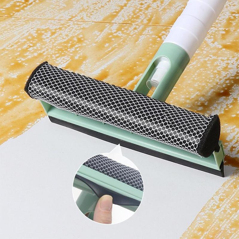 Product Introduction of Bàn Chải Làm Sạch Cửa Sổ, Gạt Nước Kính 3 Trong 1, Cho Phòng Tắm, Gương Và Cửa Sổ, Có Bình Xịt, Hai Mặt, R6Z7 46