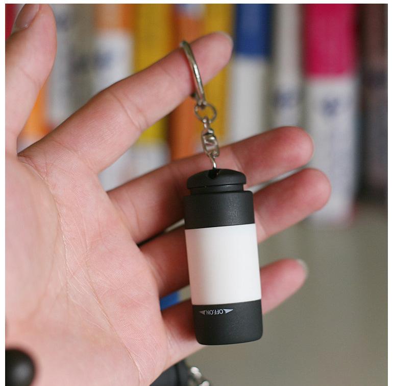 Product Introduction of Mini LED Flashlights 2-Pack, Portable Multi-Function USB Rechargeable Lights for Decoration, Non-Waterproof Nickel Battery Powered Torch, ≤36V Operation with 55mAh Capacity - Keychain Included 1