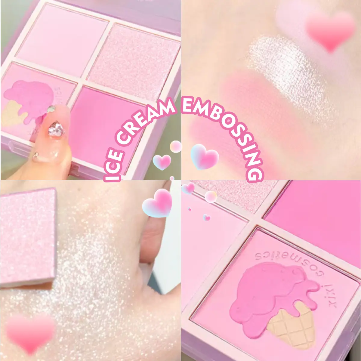 Phấn Má Hồng Dạng Phấn, Tính Toán Bốn Màu, Genki Girl, Làm Sáng Và Chải Chuốt, Như Độ Sậm Màu Da Của Cô Gái, Mong Muốn Thuần Khiết, Thích Hợp Cho Gió Mong Muốn Thuần Khiết, 【XIX】 má  hồng  xxi bảng  má  hồng | BigBuy360 - bigbuy360.vn