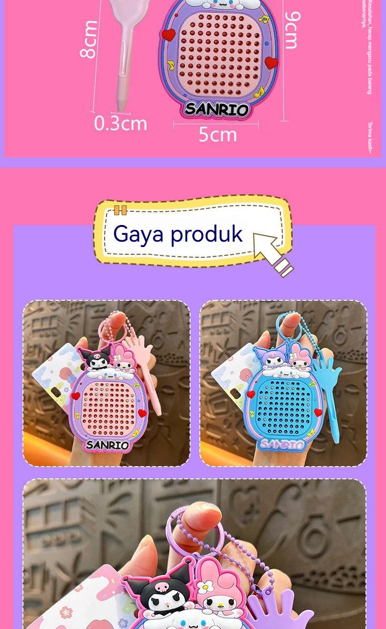 Mainan edukatif anak / papan gambar bola baja magnetik / gantungan kunci kartun / alat penghilang stres Mainan edukatif anak / papan gambar bola baja magnetik / gantungan kunci kartun / alat penghilang stres