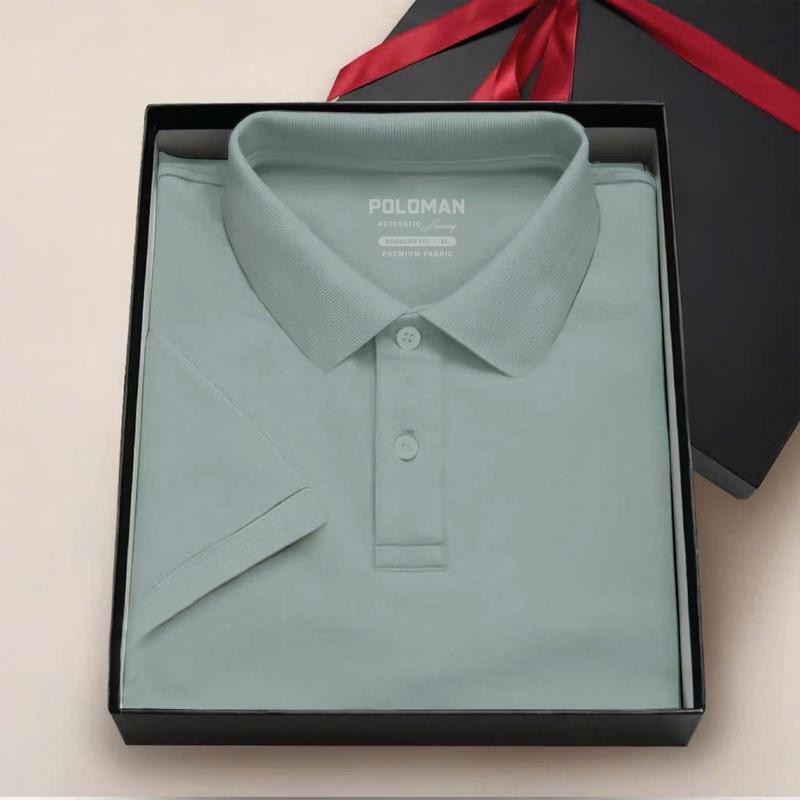 Áo Phông Polo trơn nam cổ bẻ BASIC CVC vải cá sấu sang trọng, lịch lãm, thoáng mát Menswear Ngắn Tay 7