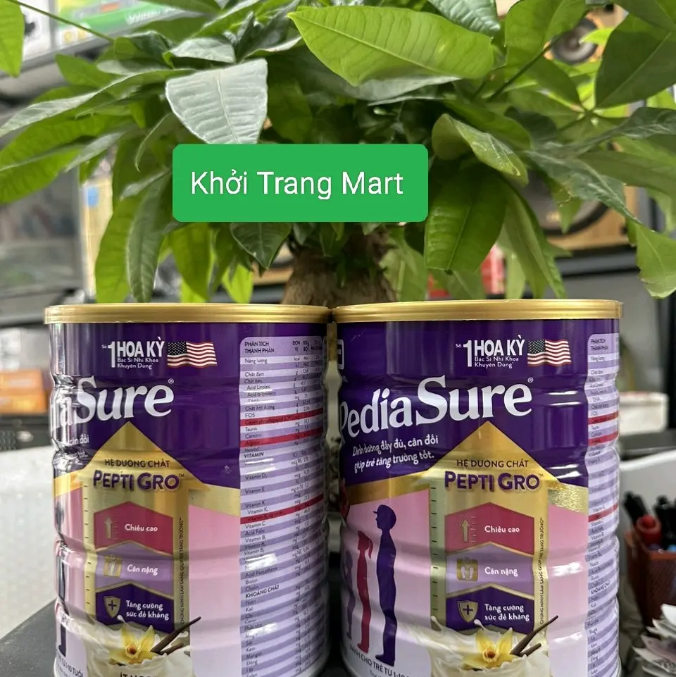 ( Khởi Trang Mart ) Sữa Bột Pedia Sure CPP Hương Vani Lon 400 g _ Lon 850 g