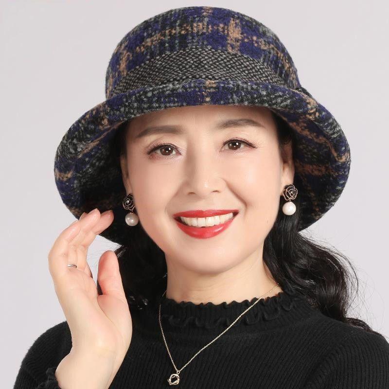Product Introduction of Mũ Nữ Trung Người Già Và Cao Tuổi, Bộ Sưu Tập Thu Đông, Mũ Len Cho Mẹ, Bà Và Ông Già, Mũ Ngư Dân Ấm Áp, Mũ Độn Bông, Năm 2024 0