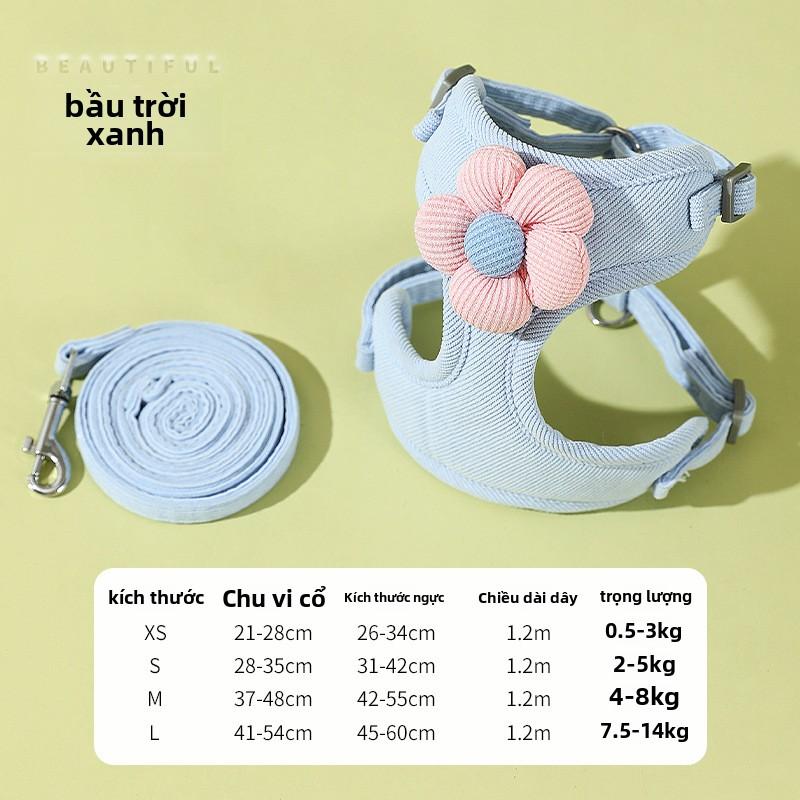 Dây Xích Thú Cưng, Thêu Hoa Cúc, Bộ Vest Ren, Thích Hợp Cho Chó Và Mèo, Dây Đai Nịt Cho Chó Nhỏ vòng  cổ  cho  mèo  khắc  tên hộp  đựng  hạt  cho  mèo lục  lạc  cho  cún  chó chuông  đeo  cổ  chó pet  chuỗi xích  chó  cỡ  lớn dây  xích  chó breakaway  col 6