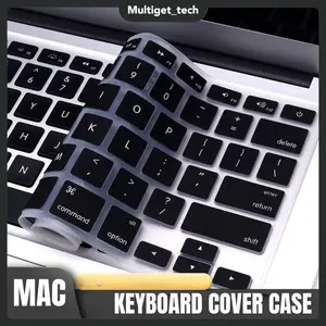 Keyboard Case Cover Kompatible Untuk Mac book Silicone Soft Lentur Protection Pelindung Anti Goresan Lembut