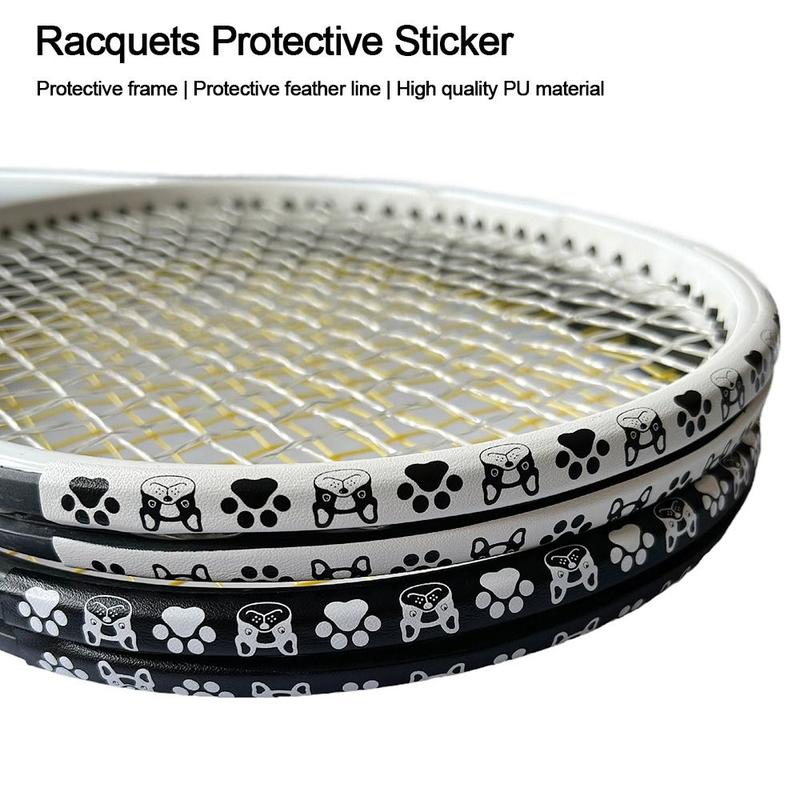 Product Introduction of Racquet Guard Self Adhesive Racket Head Protector Tape Anti Paint Off Wear Resistant Racket Protector Racquets Protective Sticker Sport Equipment 11