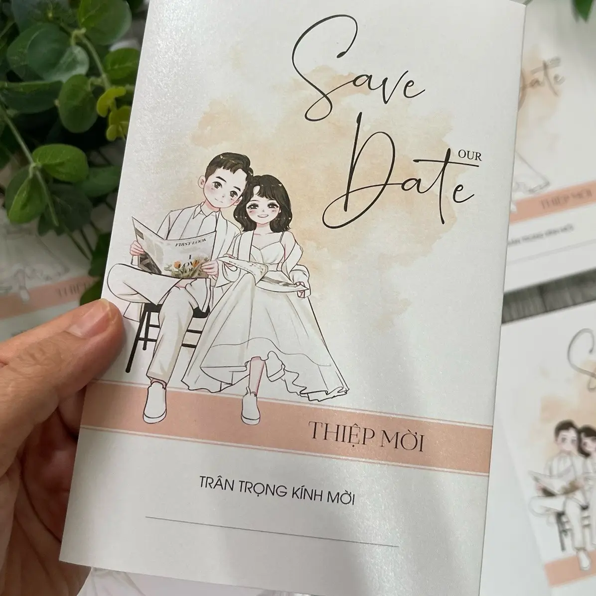 Combo 100 thiệp cưới hottrend màu nhẹ nhàng tinh tế