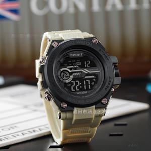 Jam Tangan Lelaki, Gaya Sukan, Jam Tangan Pelajar, Teknologi Termaju Pintar, Jam Tangan Elektronik Berkilau Watches