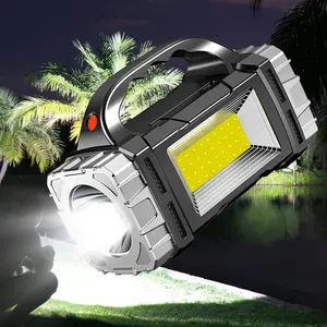 COD Senter LED Camping Lamp Solar Power Bank Rechargeable - JB-3399