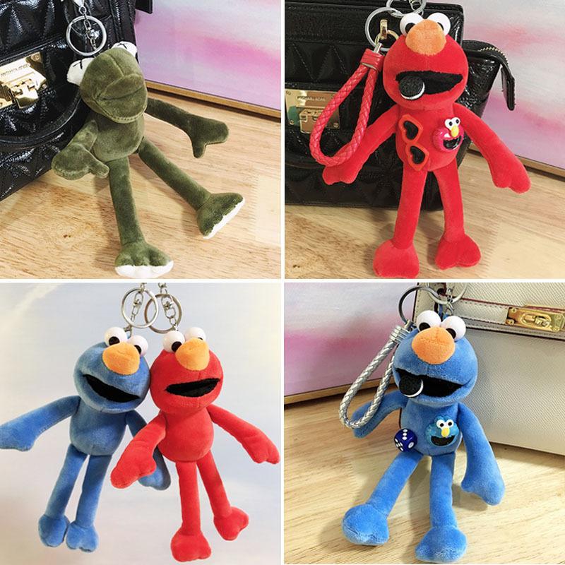 Product Introduction of Katak Berkaki Panjang Kartun,  2025, Anak Patung Perhiasan, Rantai Kunci Kereta, Sesuai untuk Kanak-kanak Perempuan dan Pelajar, Loket Beg Sekolah gantung  kunci   dino   umpan mofu  sand tali  personal  color  keyring car couple keychain  bag Backpack 0