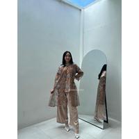 Gambar Tasy Set Gamis One Set / Gamis Muslim Wanita Korean Look / Gamis Modern - Chocolate dari EOVEA Kota Administrasi Jakarta Barat 4 Tokopedia