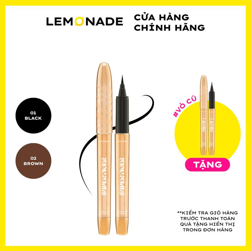 [QUÀ TẶNG: VỎ CŨ DATE T1.2026] Bút kẻ mắt siêu mảnh Lemonade SuperTiger Micro Eyeliner