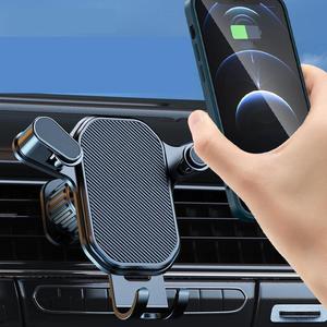 Soporte para teléfono de salida de aire del coche, Soporte de navegación para teléfono de coche rotatorio de 360°, Accesorios universales para el interior del coche para la mayoría de los smartphones