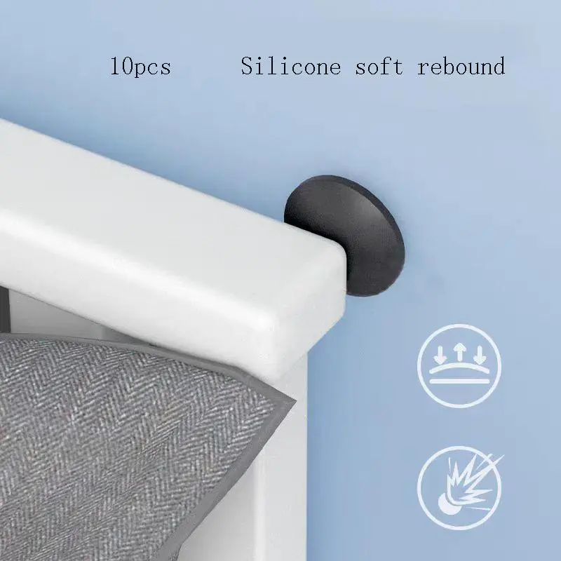 Self-adhesive Silicone Pad, Anti-collision Silicone Pad, Furniture Hardware Suitable for Door, Window, Handle, Bed, Sofa 6