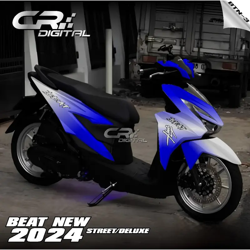 STIKER KEREN TERBARU Decal Sticker Honda Beat DELUXE 2024 COD FULL BODY NEW 1