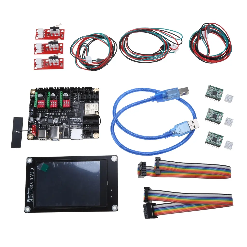 MKS DLC32 V2.1 Engraver Machine Control Board GRBLTS35-R LCD Offline Controller