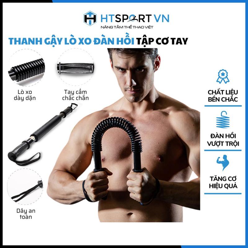 Gậy Lò Xo TiTan Tập Cơ Tay, Dụng Cụ Tập Tạ, Thanh Bẻ Cơ Tay Lò Xò Chính Hãng Cao Cấp Bóp Tay Tập Gym Tập Thể Dục
