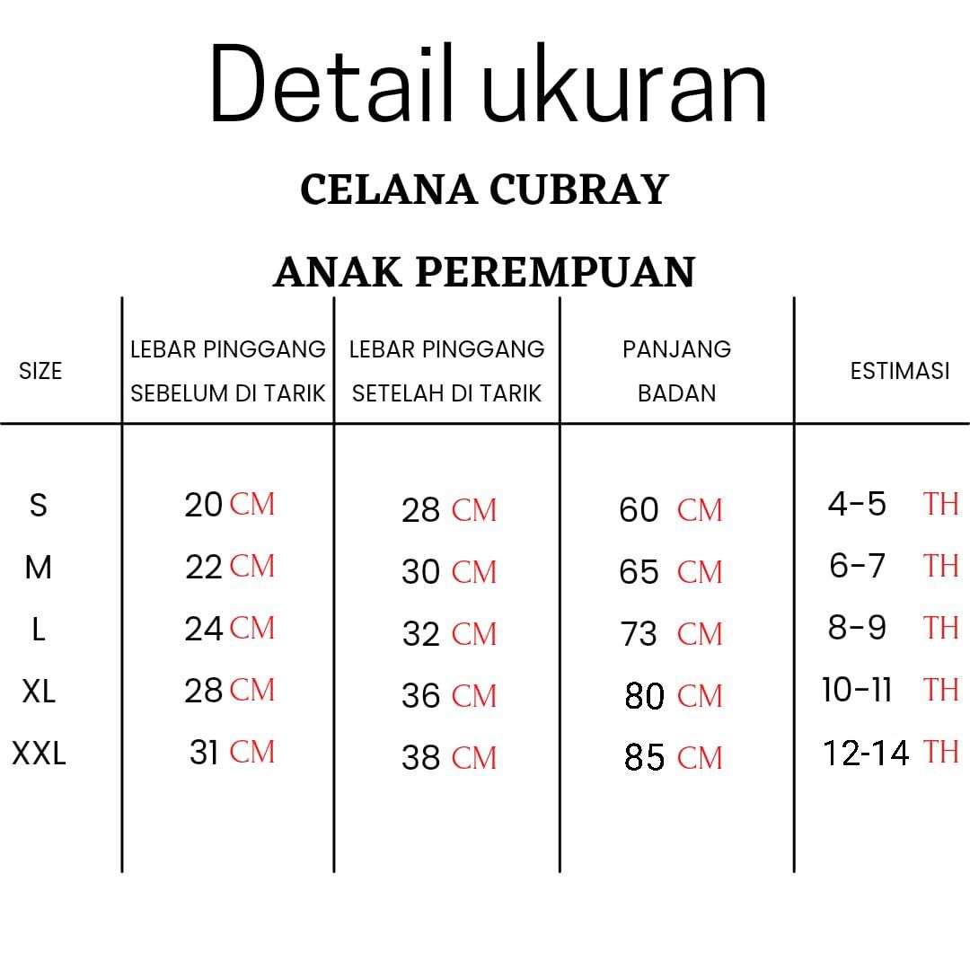 Celana Jeans Anak Perempuan Cutbray Usia 4 Sampai 14 Tahun Kids Fashion