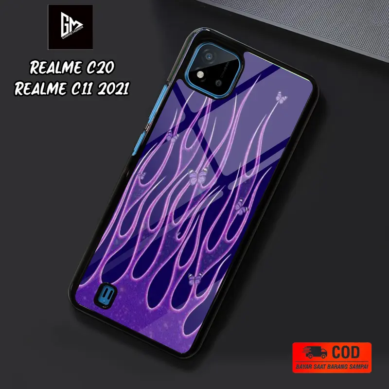 Case Kilau Glossy R*ALME C20 - C11 2021  Terbaru Fashion Casing API - Pelindung Hp Hardcase Softcase Temrurah bisa COD 4