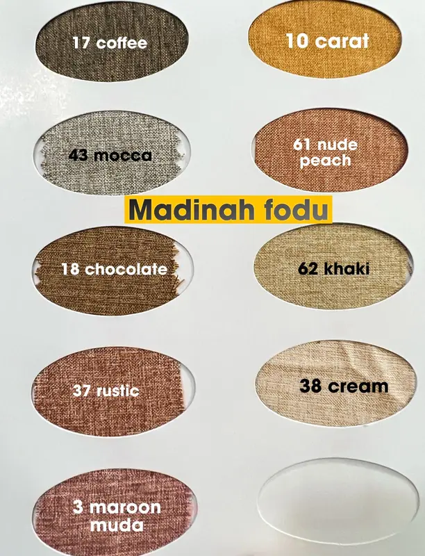Bahan Kain Katun Cotton Madinah madina fodu Premium Grosir 1 Roll 40 Yard 1