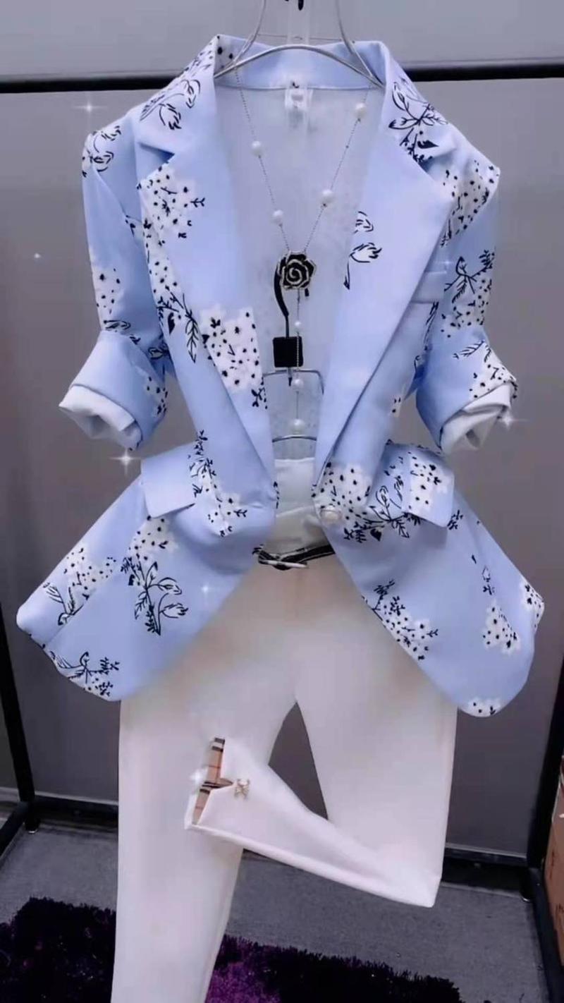 Product Introduction of Áo Khoác Vest Nữ, Họa Tiết Kẻ Sọc Mỏng, Dáng Ôm, Thanh Lịch, Phong Cách Anh Quốc, Dễ Phối Đồ Thích Hợp Cho Mùa Xuân Và Mùa Thu, Thời Trang, Xuân Hè 2024 22