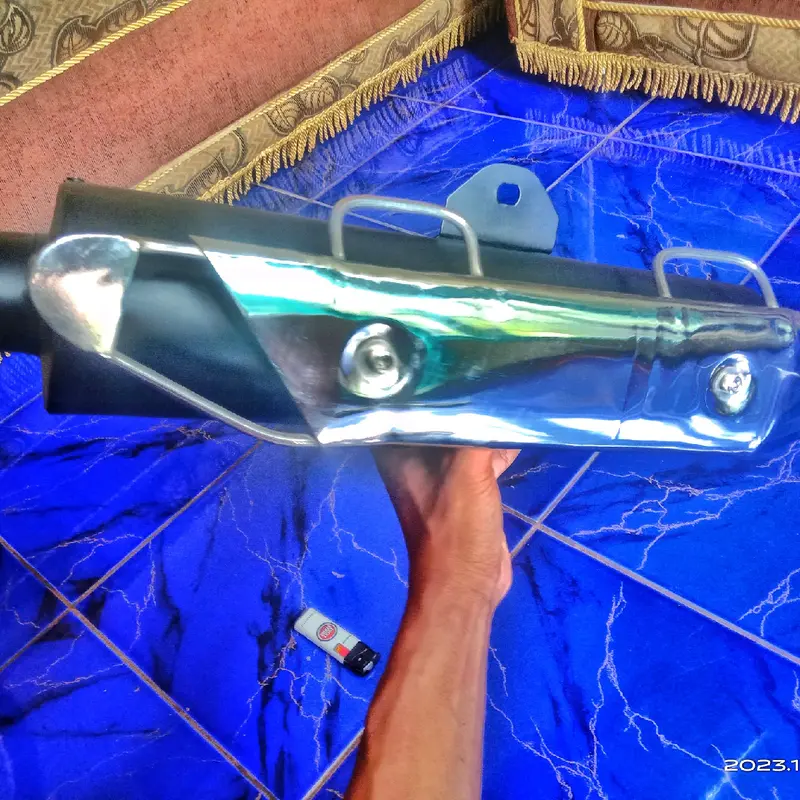Slincer Knalpot SCORPIO Bobokan Standar Racing Adem Ngebas Anti Tilang Motorcycle knalpot gl ulem ngebas Silincer Tameng Silincer Tameng 4
