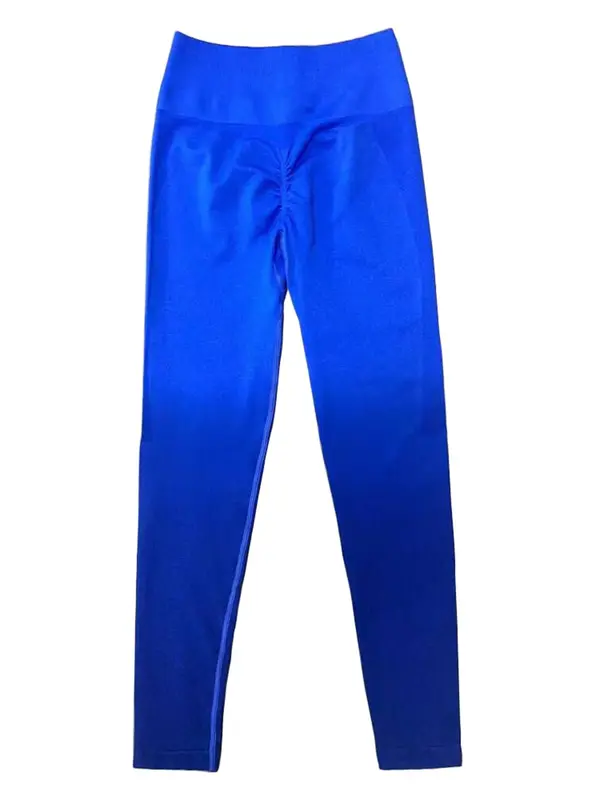 Women's Ombre Print High Waist Sports Leggings, Breathable Comfortable Seamless Skinny Pants, High Stretch Yoga Leggings, Ladies Sportswear for Indoor Outdoor Wear 2