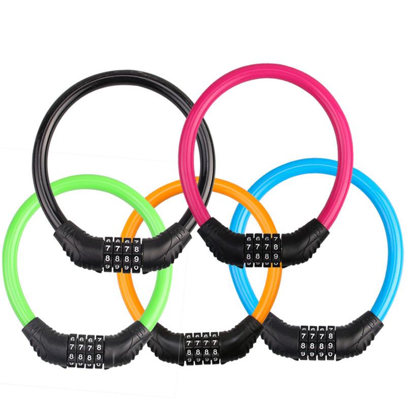Product Introduction of Mountain bike lock Anti-theft portable electric battery motorcycle combination lock fixed bike ring lock 2