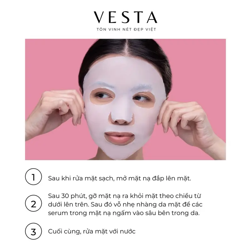 Mặt nạ nhau thai cừu nhật mask giấy rwine dưỡng da dưỡng ẩm 40ml - Shin Shop 8