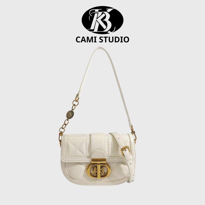 Túi Xách Nữ Sang Trọng Đeo Chéo, Đeo Vai Thiết Kế Dáng Hình Bán Nguyệt K323