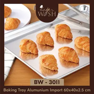 Baking Tray Alumunium Import 60x40x2.5 cm BW - 3011