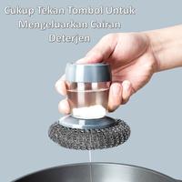 Gambar SIKAT KAWAT SABUT CUCI PIRING WAJAN PANCI DENGAN DISPENSER SABUN CAIR - Spesifikasi dari klairee store Kab. Tangerang 4 Tokopedia