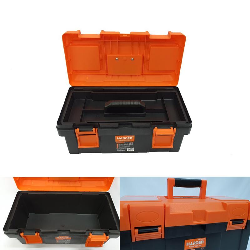 Hộp đựng dụng cụ, đồ nghề harden cỡ lớn nhựa abs - thân hộp nhựa siêu nhẹ, siêu chịu lực, siêu dày - khóa nhựa an toàn khi sử dụng
