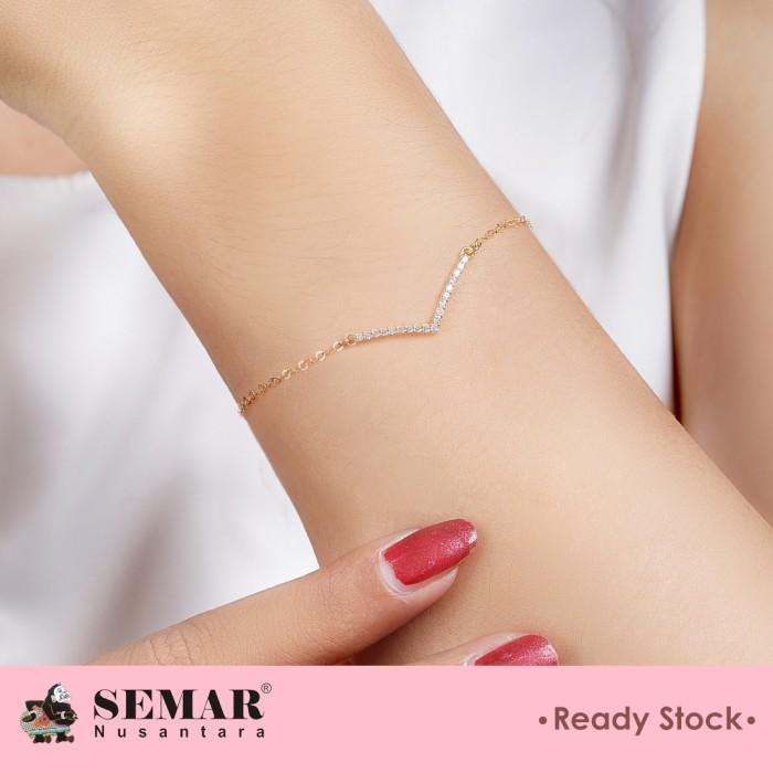 Gelang Emas Veeline Bracelet Gold 10K Semar Nusantara 1