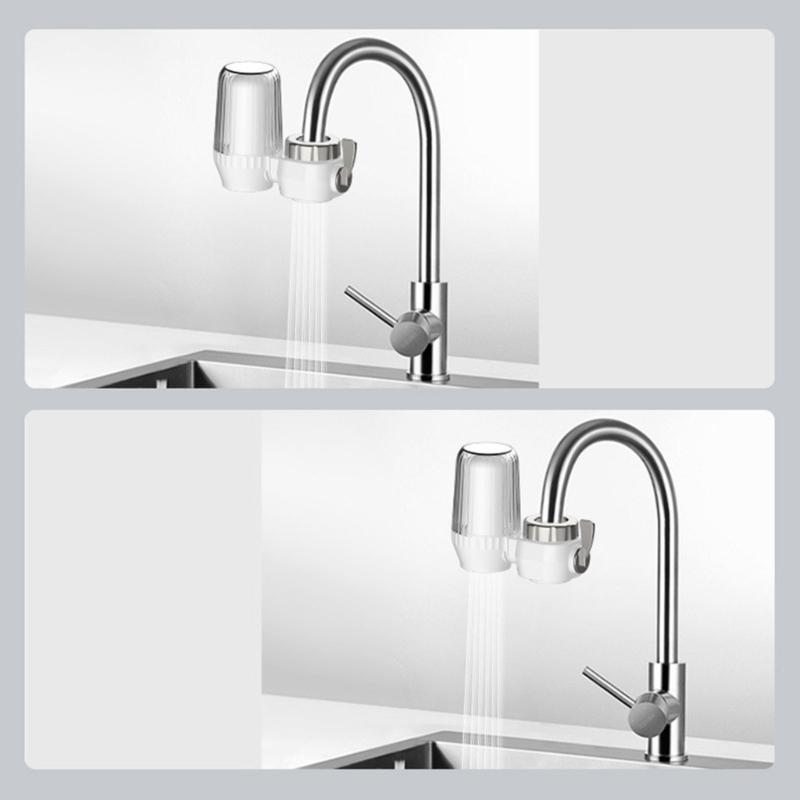 Small Faucet Tap Water Purifier Physical Filtering for Home Kictchen One Filter Element Removable Washable Filter Water Purifier 8