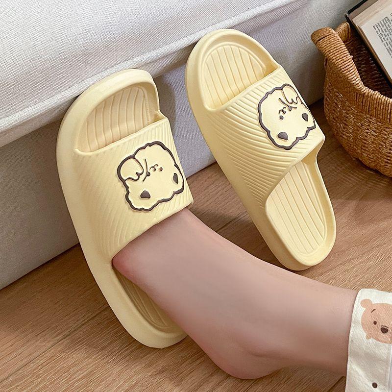 Dép Lê Mới Dễ Thương, Đế Mềm, Dành Cho Nữ, Mặc Nhà Và Mùa Hè, Dép Dễ Phối Đồ Thiết Kế Hoạt Hình, Eva Chống Trượt Và Khử Mùi, 2024 6