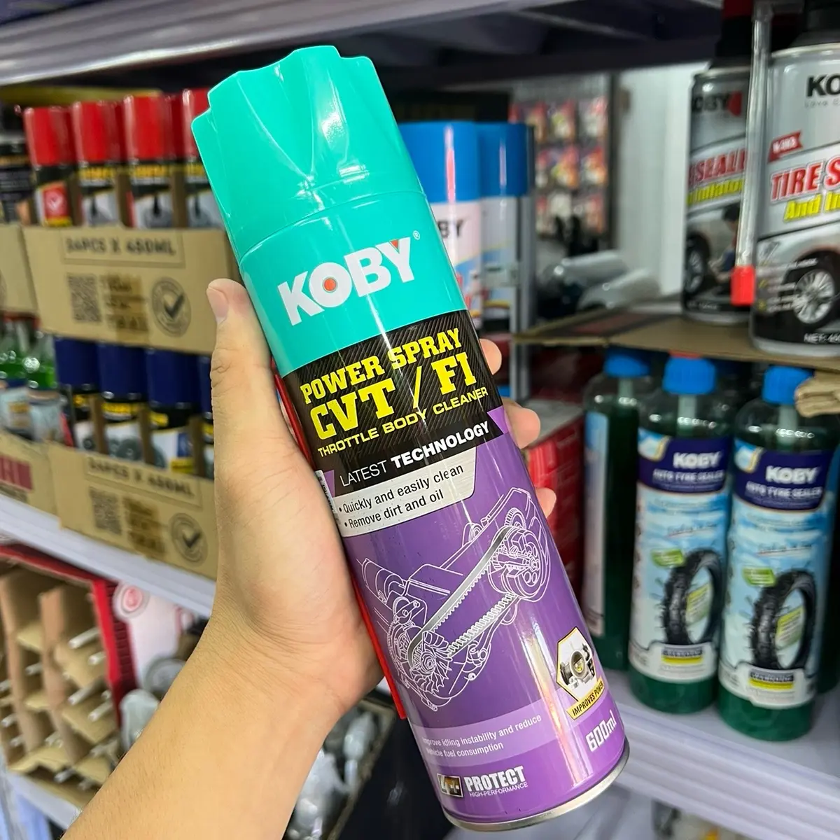 KOBY CVT/FI CLEANER 600ML