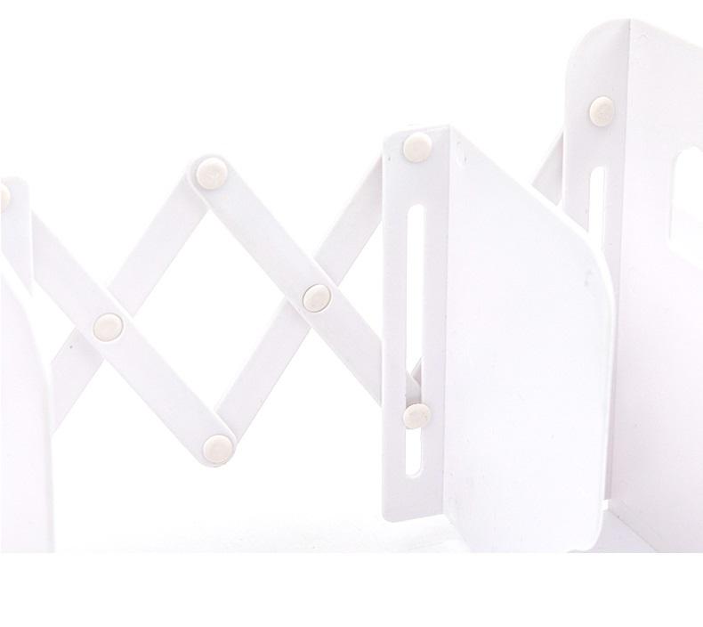 Product Introduction of Simple Desktop Folding Storage Bookshelf with Vertical Telescopic Pen Container 5
