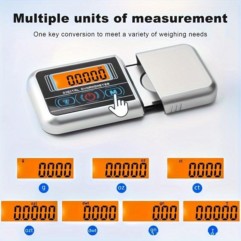Mini Electronic Scale, AAA Batteries Powered Multifunctional Kitchen Scale with Electric Digital Turntable for Jewelry, Cooking, Coffee, Baking (Battery Not Included) 6