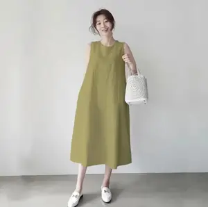 Iner Dress Tanpa Lengan premium Dres Bumil Jumbo Outffit Juragan Wanita Hamil