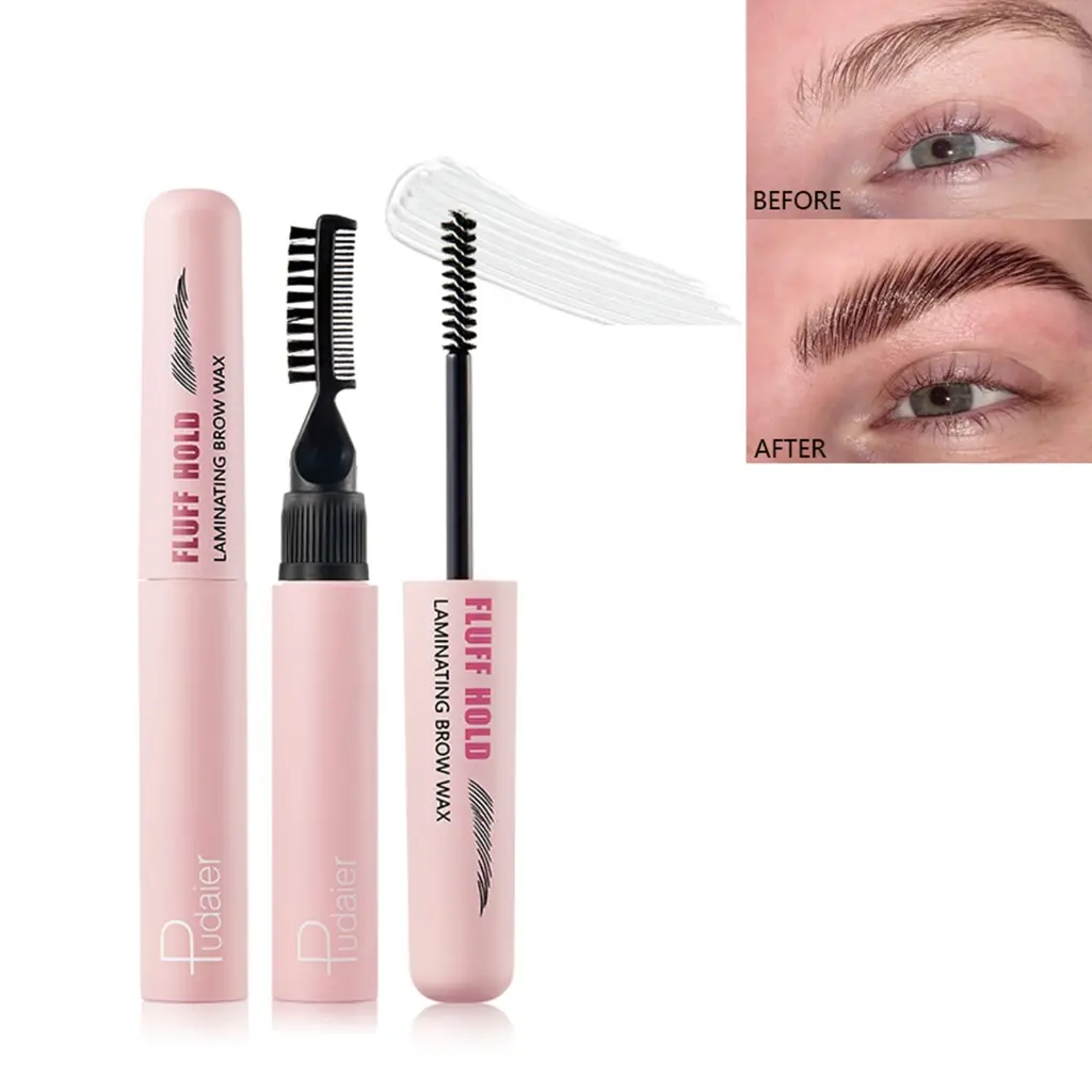 ✪ Eyebrow Soap Kit Brow Wax,Eyebrow Wax Kit for Fluffy-Brows,Brow Lamination Effect,Brow Styling Wax Kit with Brow Brush