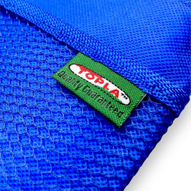 Topla Zipper Pocket Kain Map Dokumen Ukuran Folio F4 Warna Biru Hijau Kuning Merah Ungu Peralatan Stationery Kantor 35x25 cm Free Bubble Wrap 4