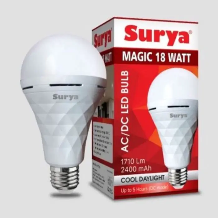 Lampu Led Emergency Otomatis Nyala Mati Lampu Surya Magic LED 18 W / 12 W/9 W 0