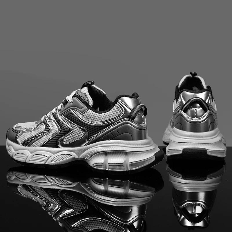2024 Aanpassen Man Casual Mode Sneakers Snelle Levering Dropshipping Blank Mesh Wandelen Hardlopen Sportschoenen voor Mannen Atletische Hardloper_voghion.com