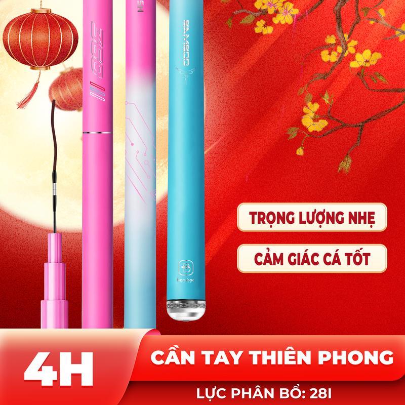 Cần Câu Tay Bamboo Thiên Phong 4H 28i. Carbon