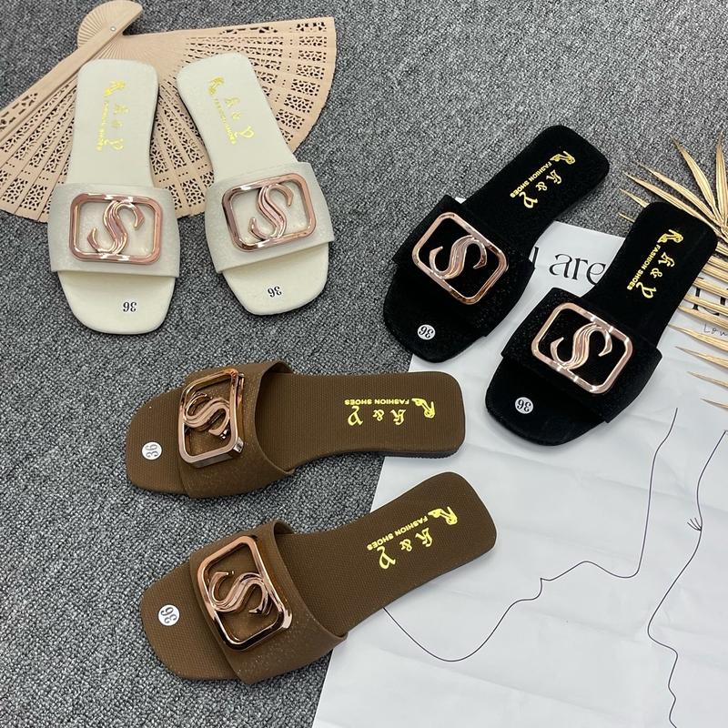 2 ĐÔI 100 K Dép Lê CHỮ S Nhà San San Quai Ngang Mua Combo Giá Rẻ DéP Nữ