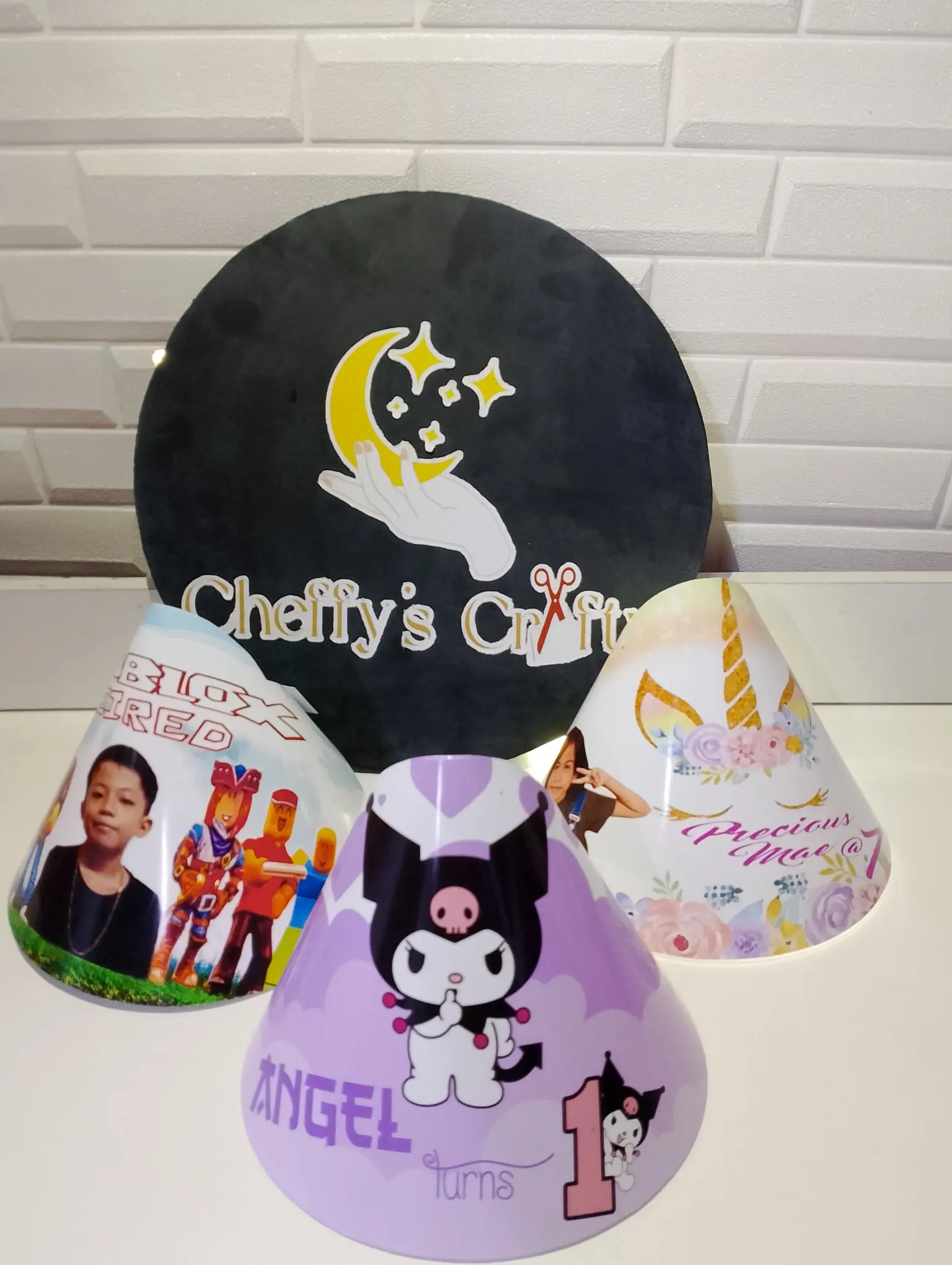 Personalized Party Hat (Any Theme) for Kids Birthday Party